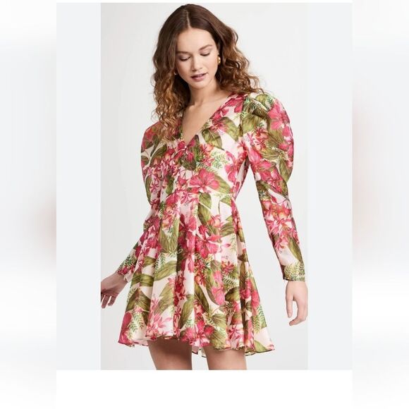 AMUR Cleo In Scarlett Tropical Floral - Picture 2 of 12